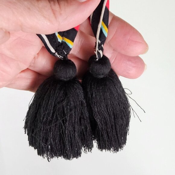 Figue Free Size Silk Colorful Striped Tunic Beetle Print Designer Luxury Artsy - Picture 5 of 10